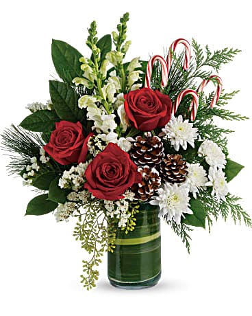 Festive Pines Soft and fragrant Kalamazoo Flower Delivery by