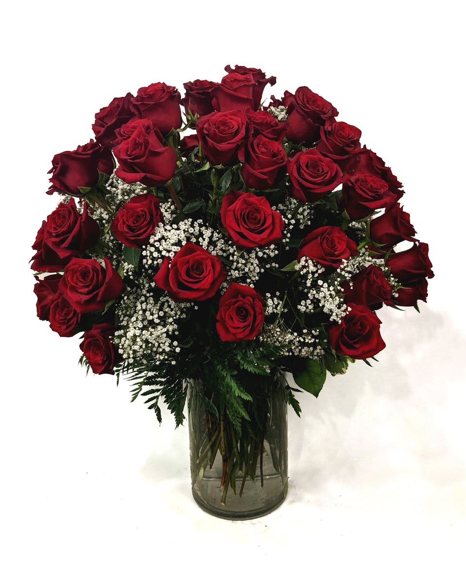 60 Red Roses Five Dozen Roses Delivered Kalamazoo MI