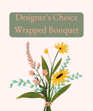 Designer's Choice Wrapped Bouquet
