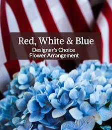 Red, White, & Blue Arrangement - Designer's Choice
