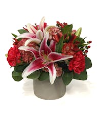 Sweet Talk - Stargazer Lilies & Pink Hydrangea
